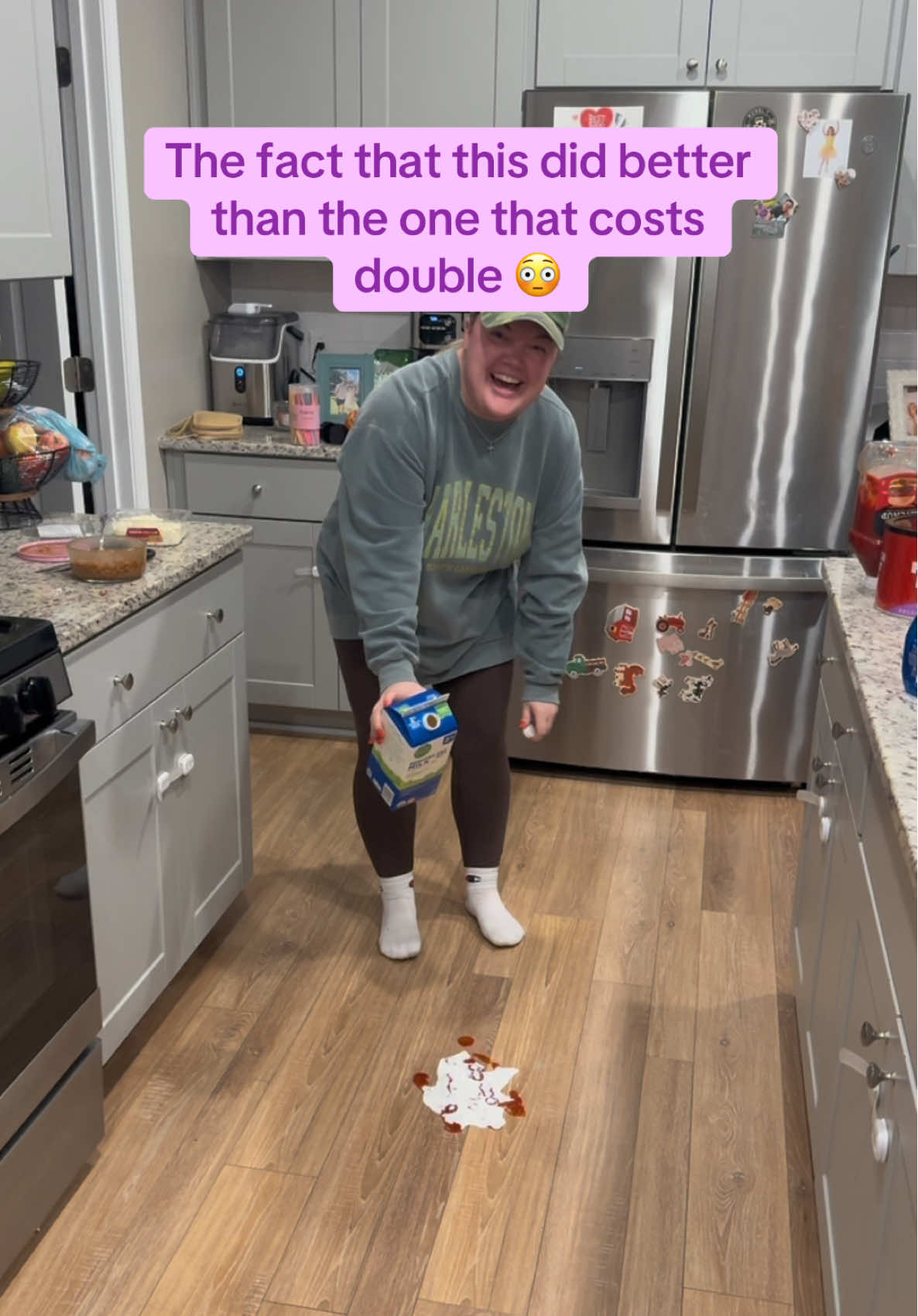 I promise you when I say this, this wet vacmop did a thousand times better than the one that I have that cost me over $300! You need to go get this NOW! @EurekaUS #eurekanew400 #vacmop #lifehacks #eurekavacuum #cleantok #floorcleaning #cleaning 