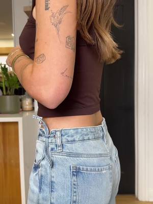 These bow tie jeans from @pacsun are SO cute 🫶🏼✨ #pacsun #jeans #denim #pacsunjeans #pacsunfestivalszn #festivalfashion #outfitinspo #baggyjeans #lowrisejeans