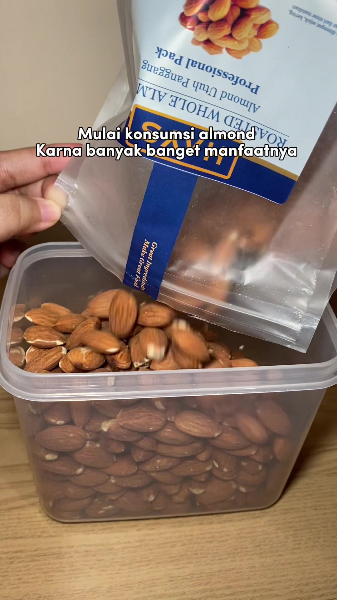 Bagus buat busui & bumil #almond #almondpanggang #kacangalmond #almondroasted 