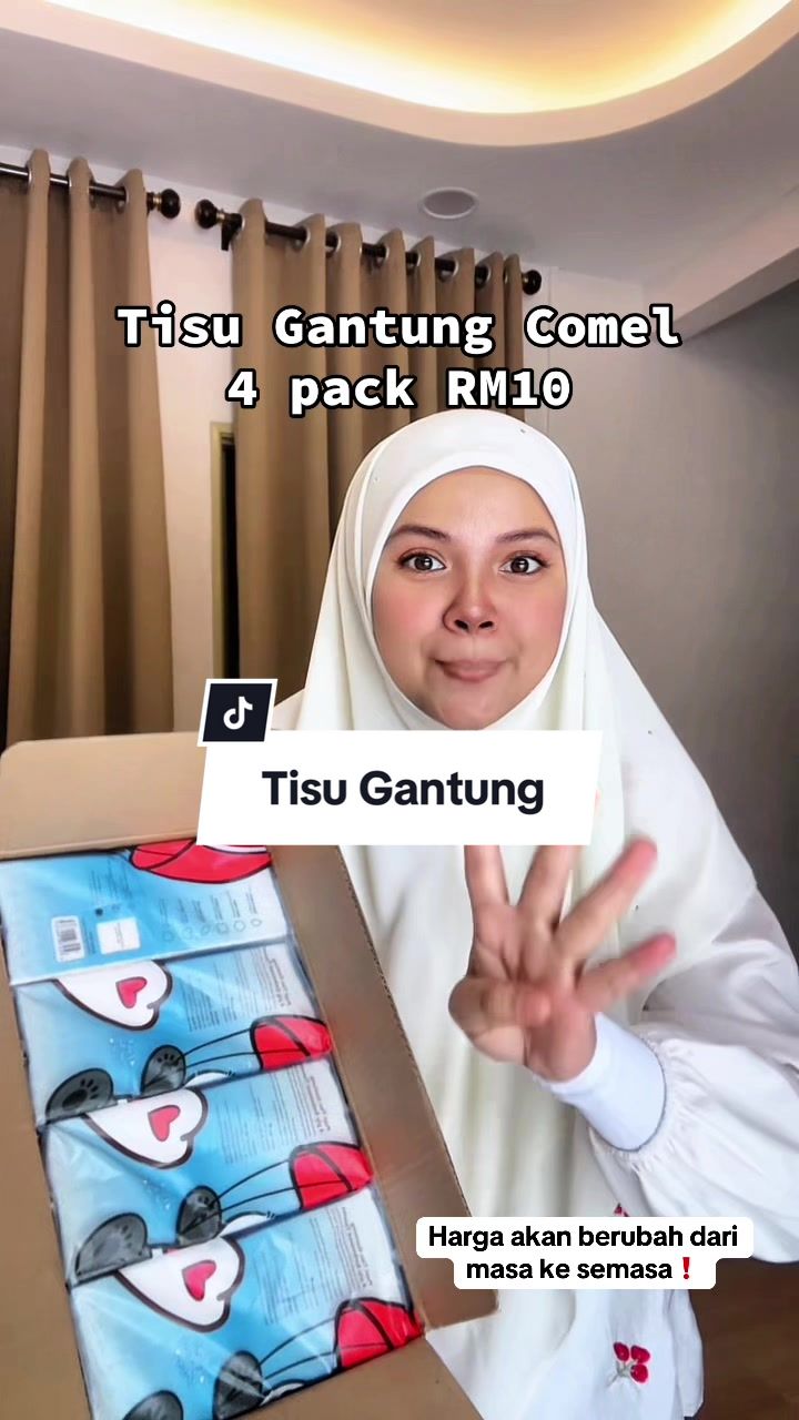 Kalau korang nak beli, beli sekarang tau #tisugantung #tisugantungviral #tisu #tisumurah #tisuviraltiktok #tissue #tisudapur 