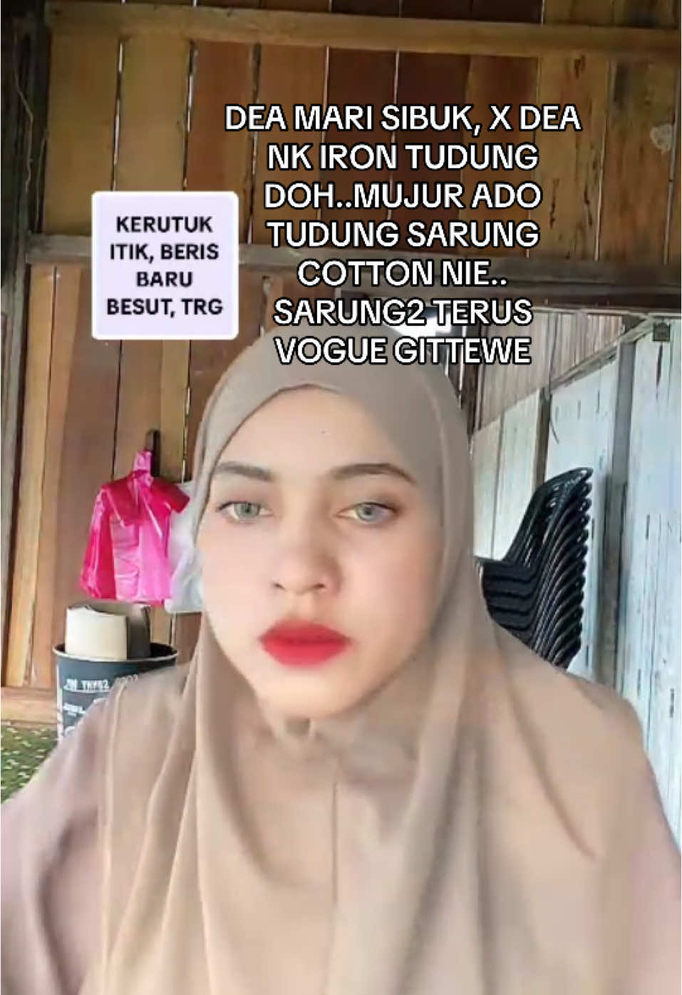 Tudung sarung nie meme lurve dooh nah.. fav tudung all the time katooo #tudungsarung #cotton #LIVEhighlights #TikTokLIVE #LIVE 