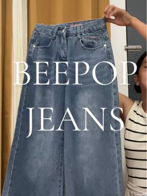 Beepop jeans RESTOCK ALERT‼️ sobrang bilis maubos grabe!😭😱 #baggypants #beepopjeans #pants 