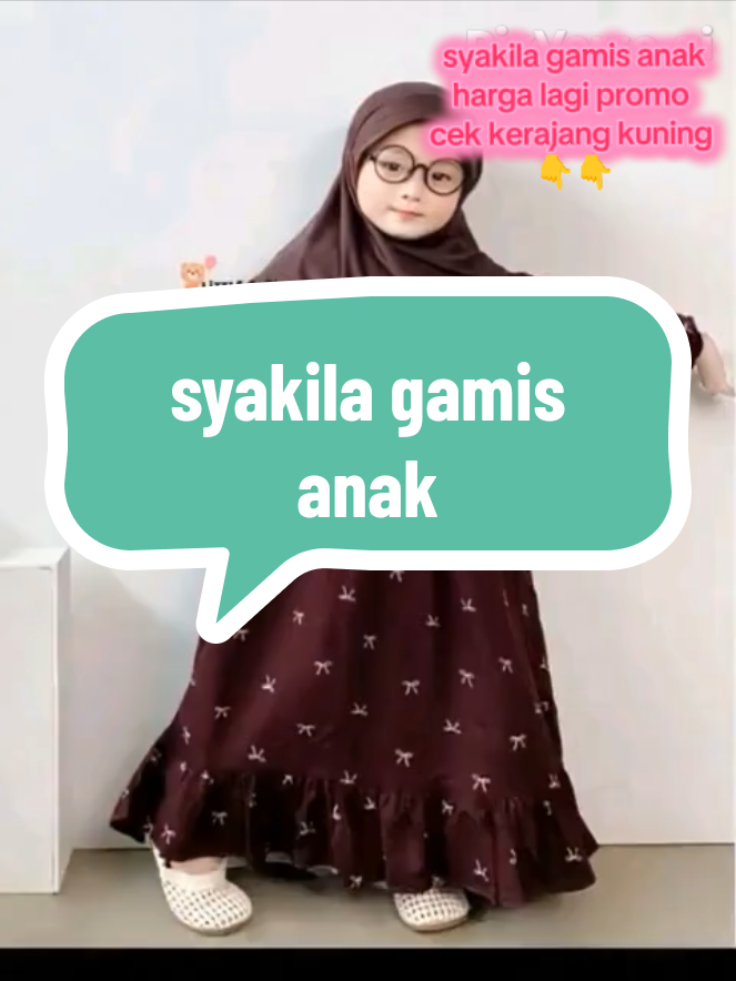 syakila gamis anak 1 12 tahun #gamisanak #bajuanakperempuan 