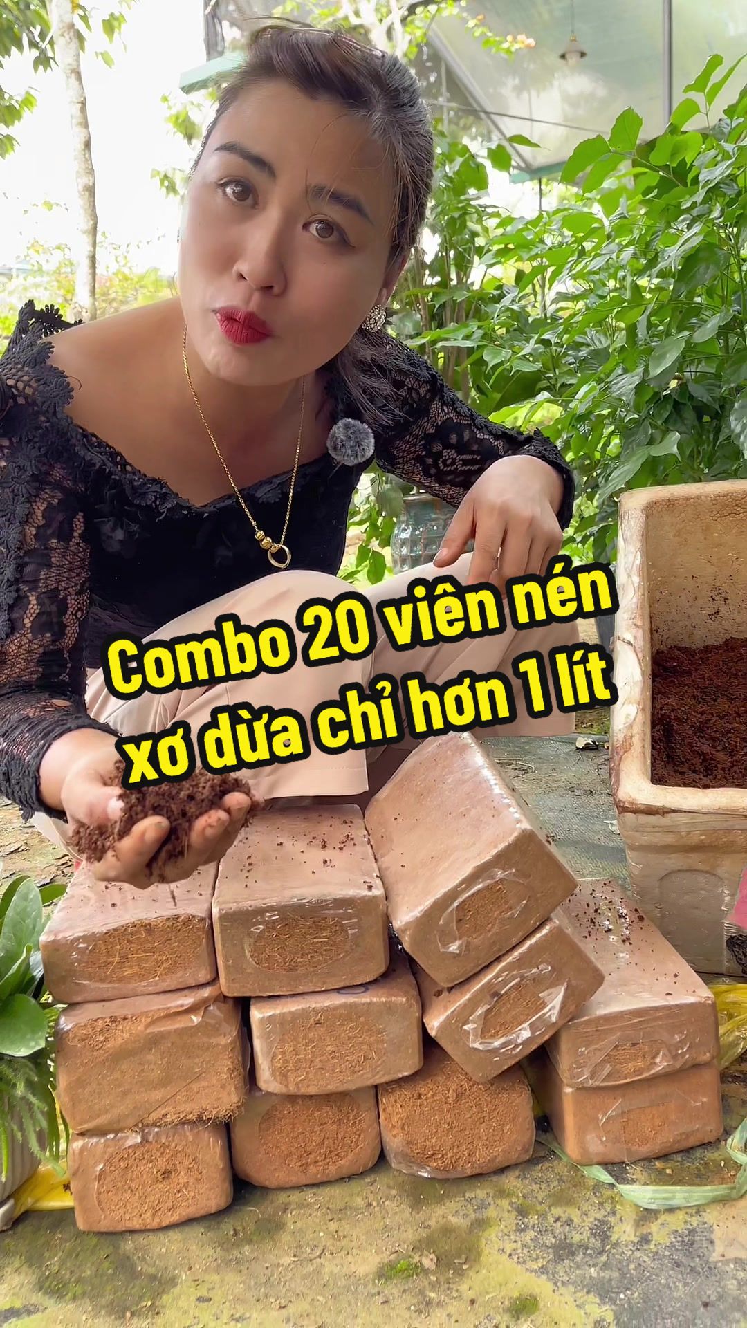 Trả lời @nhan.740 xơ dừa trồng cây , đất nén xơ dừa , combo 20 viên nén xơ dừa chỉ hơn 1 lít#letranglcshop #dungcutienich #giadungtienich #xoduatrongcay #xodua #viennenxodua #xuhuongtiktok 