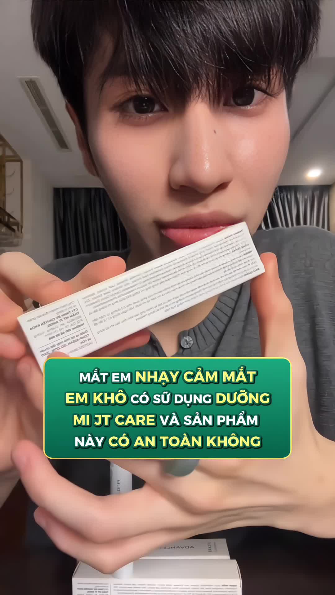 MẮT EM NHẠY CẢM, MẮT EM KHÔ CÓ SỬ DỤNG ĐƯỢC DƯỠNG MI JT CARE VÀ SẢN PHẨM NÀY CÓ AN TOÀN KHÔNG? #nguyentrongthanh #jtangelhospital #duongmi #duongmay #jtcare #reviewduongmi #nguyentrongcong #congken