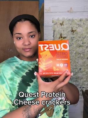 Quest Nutrition Cheese Crackers, Cheddar Blast 🧡✨#cheesecrackers #snacks #proteinsnack 