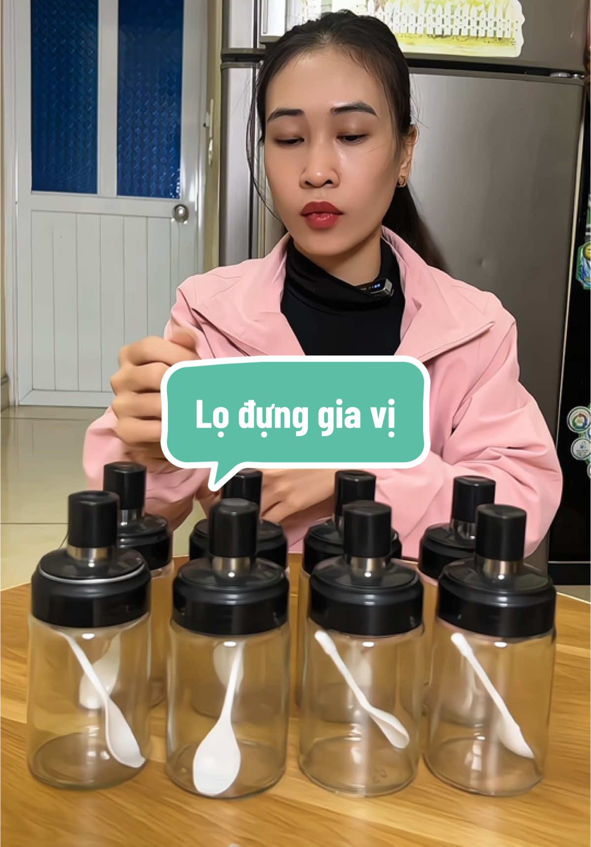 Combo 8 lọ đựng gia vị đang khuyến mãi #lodunggiavi #lodunggiavithuytinh #lodunggiavicothia #hudunggiavi #doagiadung #xuhuong #nhung1m45 