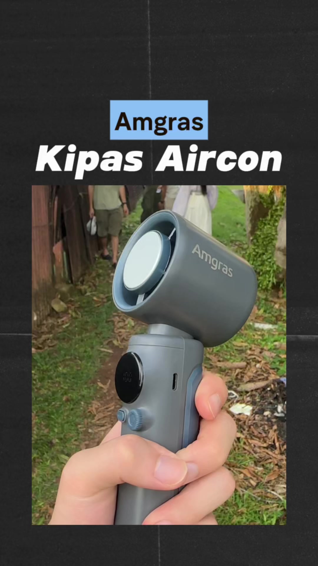 Kipas Aircon daripada Amgras bunyi tak bising dan bateri life lebih besar 6000mah , paling best ada function aircon la 🥶👍🏻🤣🇲🇾 #aligoodguy #amgrasfan #kipastangan #kipasamgras #amgrasmalaysia #amgrasmetafan 
