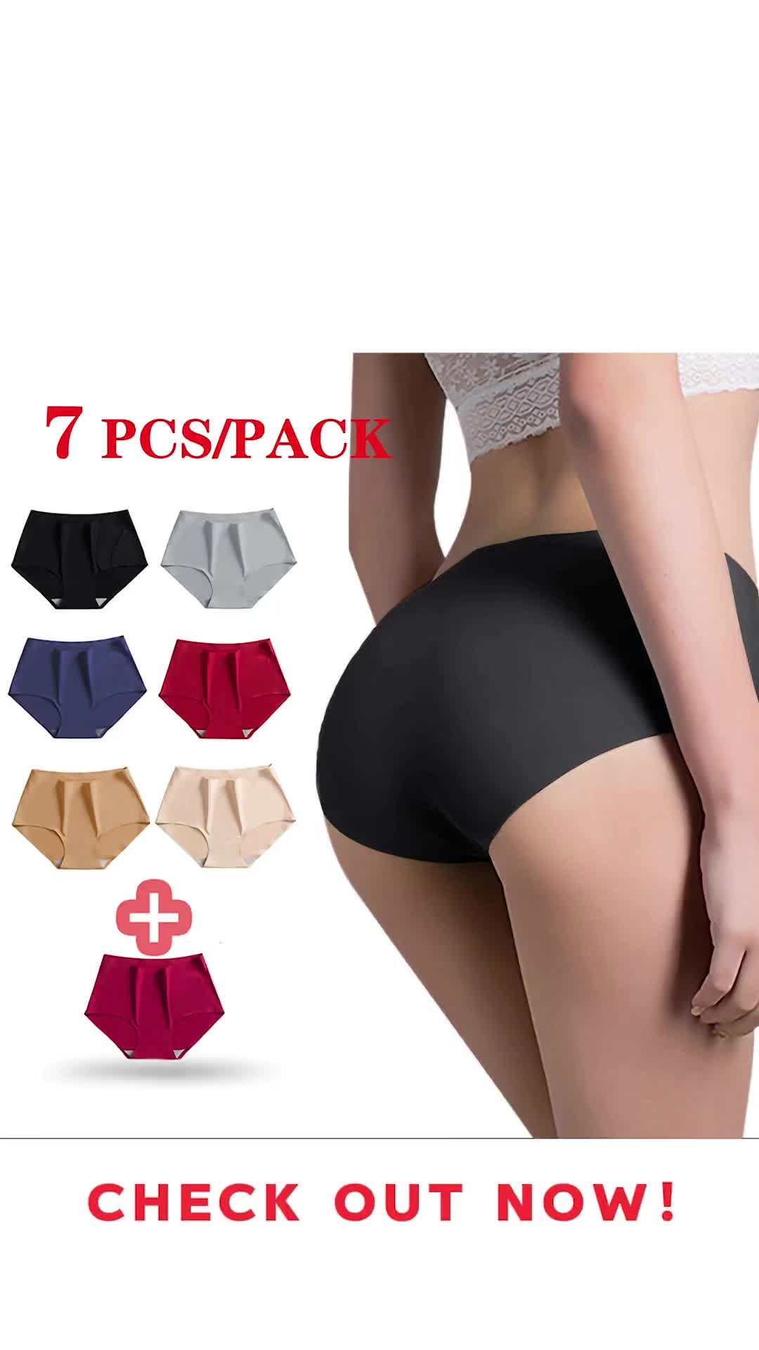P189 Buy 6 Take 1 UMIWEAR Seamless Panty #fyp #fypシ #fypage #fypシ゚viral #seamlessunderwear #tiktokshop #tiktokfinds #foryou #umiwear #seamlesspanty #underwear #shopeefinds 