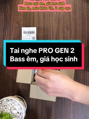 Tai nghe PRO GEN 2, bass cực êm giá học sinh, sinh viên. #tainghe #tainghekhongday #tainghegaming #tainghegiare #tainghehovan #reviewtainghe #reviewtainghebuetooth #tainghebluetooth #tainghehovan1562 #tainghepintrau #progen2 #taingheprogen2 #taingheap3 #xuhuongtiktok #xuhuong2023 #xuhuong