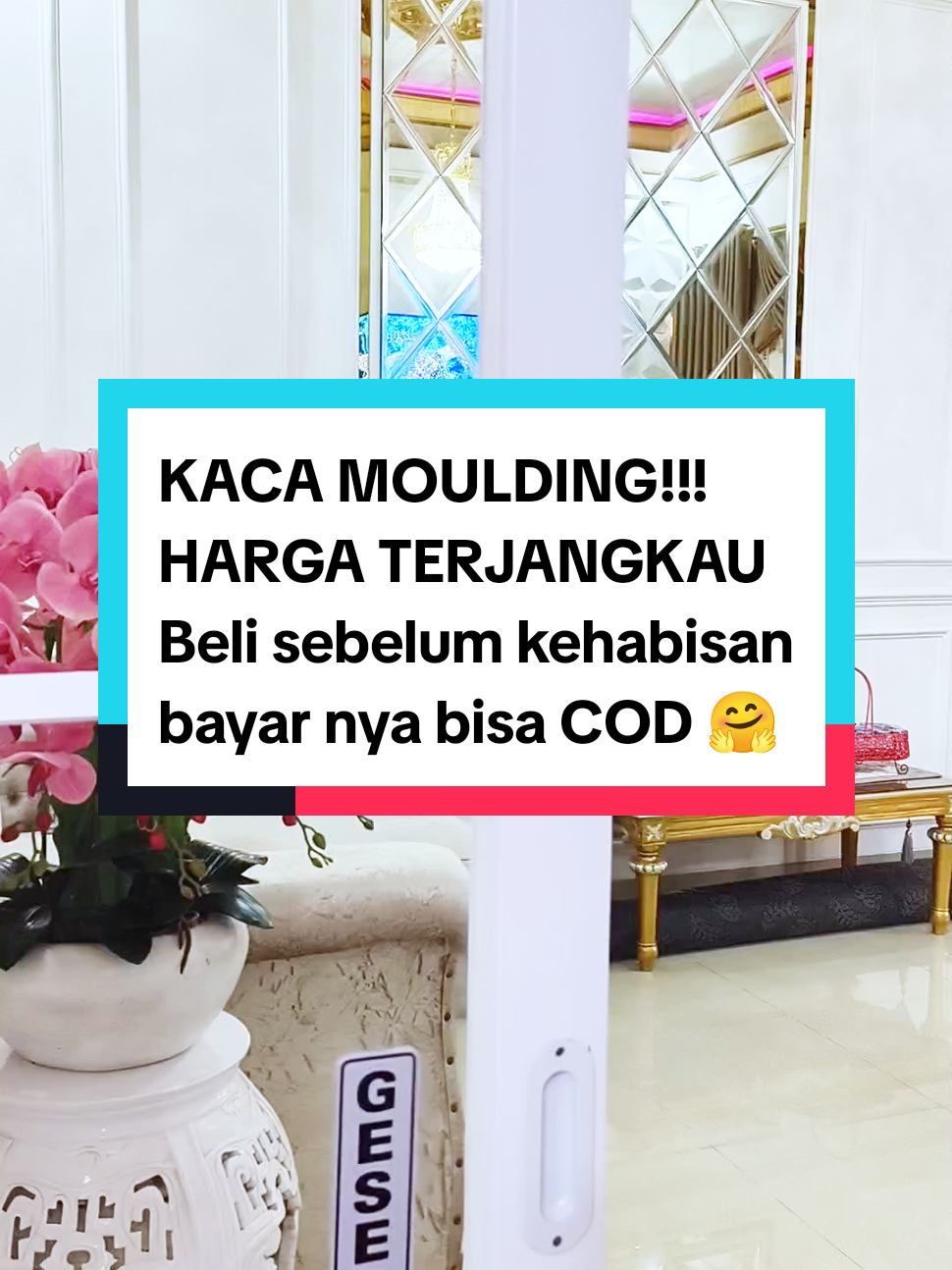 Yg mau order #kacamoulding bisa langsung KLIK keranjang kuning yg ada di pojok kiri bawah ya mumpung masih restock dan mumpung harga nya masih terjangkau😊🥰🤗 #kacabevel #kacabevelmurah #moulding #wallmoulding #dekorasirumah #rumahminimalis #saristorecenter 