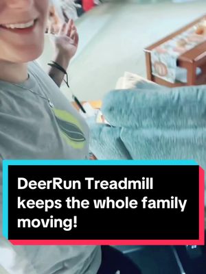 Replying to @CrystaldPistol The DeerRun Treadmill has been an amazing addition to keep the whole family moving! Join me live at 12:00est for a mile walk! #tiktokshopblackfriday #deerrun #deerruntreadmill 
