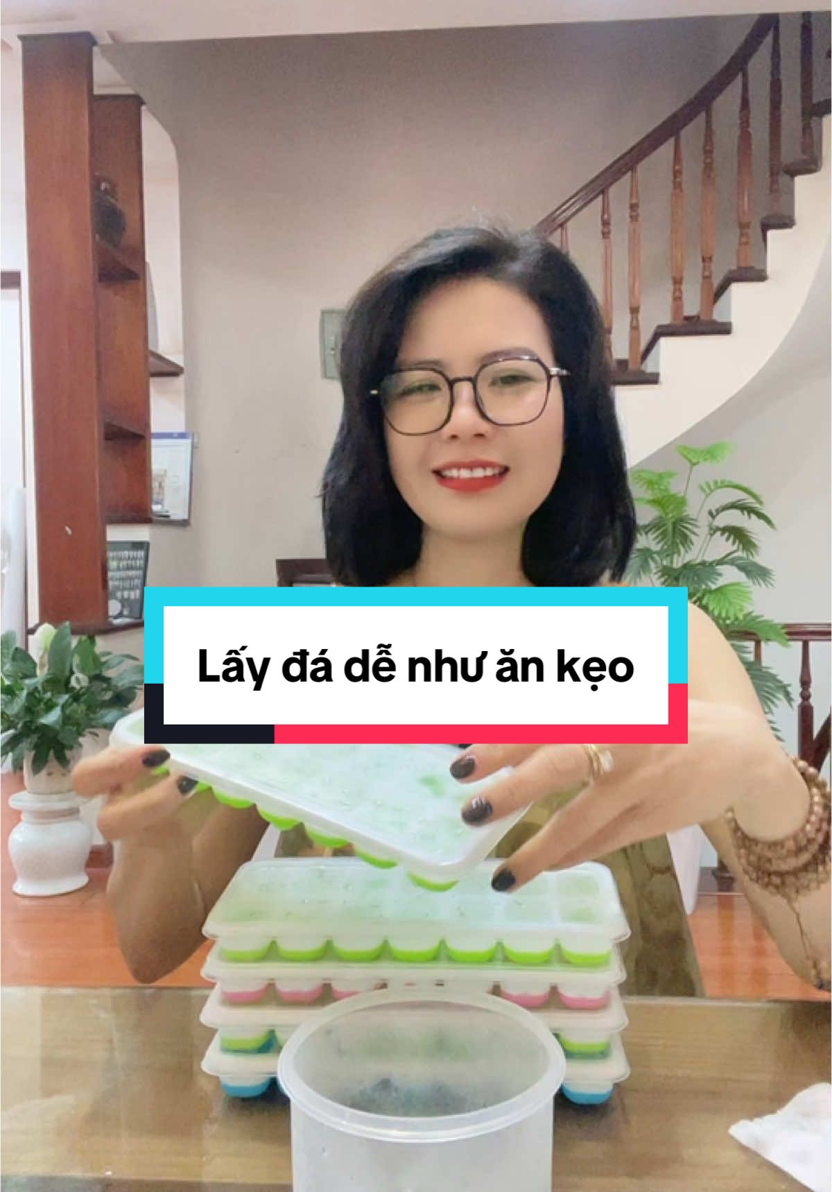 Combo 5 khay đá có nắp đậy silicon lấy đã dễ dàng, an toàn vệ sinh #tiktokshop #nguyetviettel #khayda #khaydasilicon 