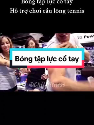 Bóng tập lực cổ tay, hỗ trợ chơi cầu lông, tennis... Thông tin sản phẩm dưới giỏ hàng #chillfitness #dungcutapgym #fitness #gym #bongtapcotay #caulong #tennis #tapcotay 