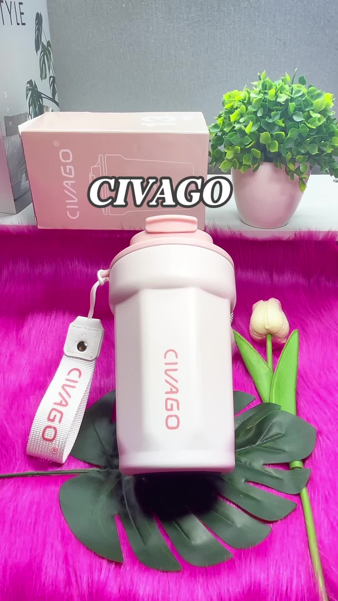 Ly giữ nhiệt lót sứ CIVAGO- ly xinh giữ nhiệt tốt #CIVAGO #lygiunhietlotsu #lygiunhietcivago #cocgiunhiet #civago #mitunbox #xuhuong 