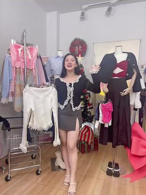 จับแมทซ์กันแล้ว เข้ากันสุดๆ #cicishop #cicishop1 #เสื้อไหมพรม #กระโปรงกางเกง 