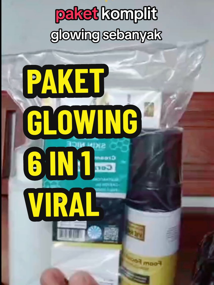 paket glowing 6 in 1 viral #paketlengkap #paketglowing #indonesia #jangkauanluas #semuaorang #skinnice7xceramide #skinnice #skin #rekomendasi 