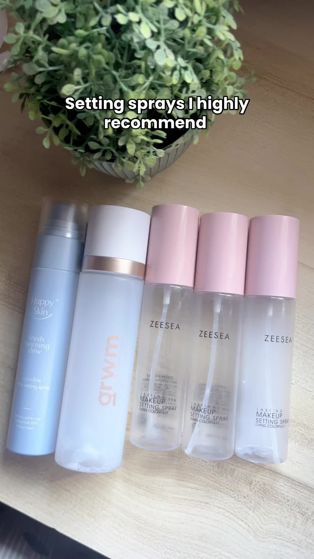 Lock in your flawless look all day with the perfect setting sprays in this Philippines weather! Zeesea for a smooth, radiant finish, GRWM Life-Proof Fixing Spray for unbeatable wear and durability, and Happy Skin Fresh Morning Dew for a refreshing, micro-fine matte finish. #zeesea #zeeseasettingspray #grwm #grwmlifeprooffixingspray #fixingspray #happyskin #happyskinsettingspray #settingspray  #creatorsearchinsights 
