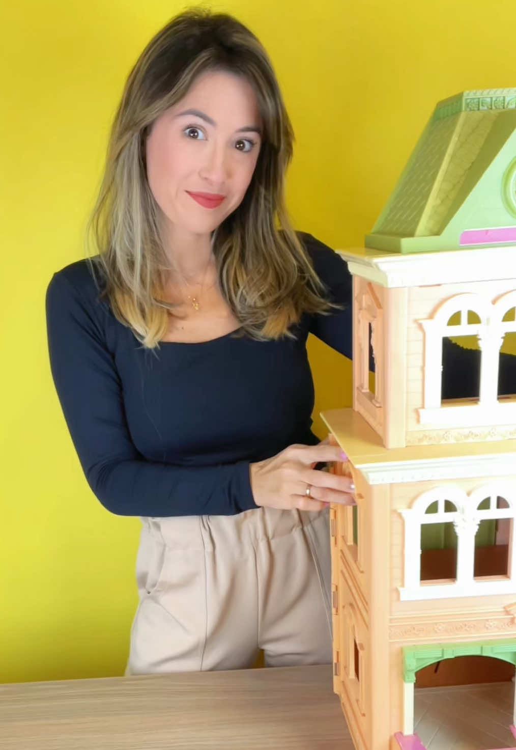 Casinha Vintage da Fisher Price 🏠💕 #brinquedos #nostalgia #vintage #infancia #casinhadeboneca 