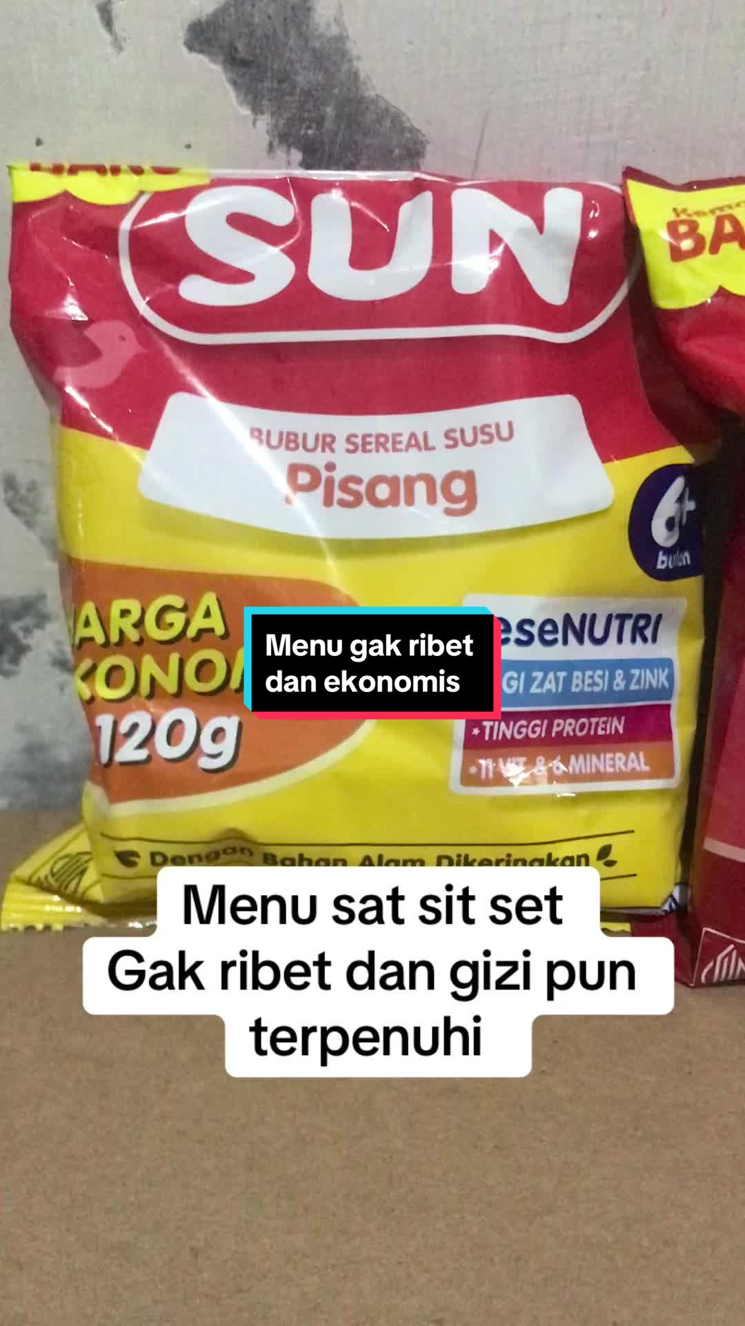 Menu mpasi sat set gak ribet dan gtm #sun #mpasi #mpasi6bulan #mpasiantigtm  #mpasiantiribet #viral #murah #fyp 