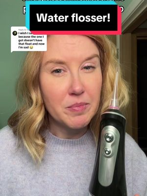 Replying to @Tara🌟 This water flosser has cool features and an amazing price! #waterflosser #floss #flossing #dental #dentalcare #morningroutine #toothcare #teeth #teethcare 