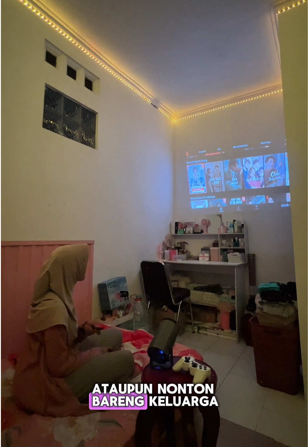 Cocok bgt buat nonton bareng keluarga ataupun me time💗 @LIBERO PROJECTOR #proyektormini 