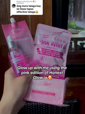 Replying to @Chardly Ann🌷 Mag glow up kana din mima!! For the go na! 🥰🫶 #pinkeditionhonestglow #pinkwhitebyhonestglow #davevillanueva #fypシ #longervideo #longervideos 