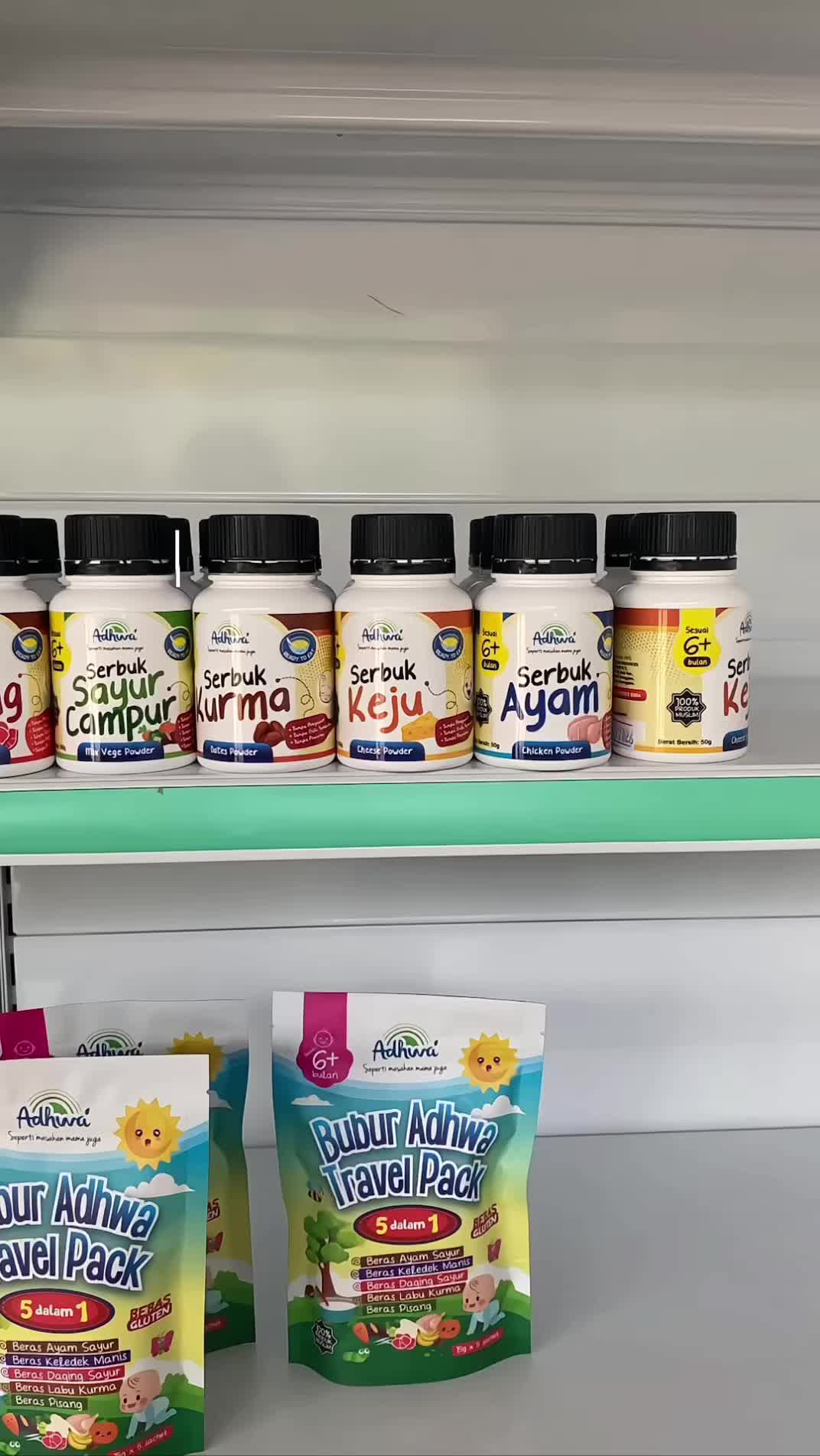 Baby mommies dah makan tekstur kasar boleh cuba set bubur kasar tau. #serbukperasamakananbayi  #babyfood  #buburbayi  #makananbayi  #adhwababyfood 