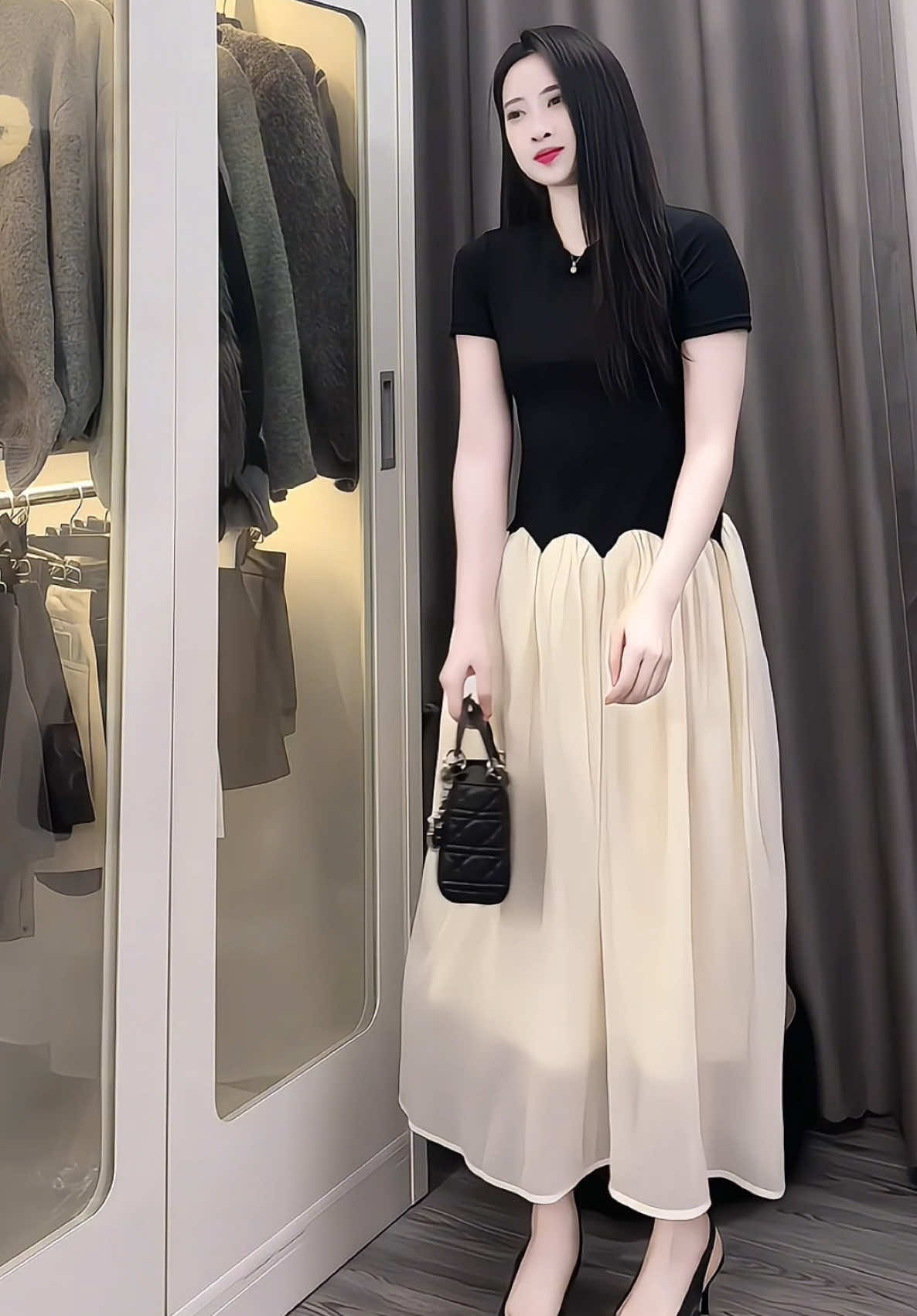 Váy Phối Tơ Maxi Dáng Dài Thiế Kế #vayto #vaymaxi #vayxinh #thoitrangnu #mặcđẹpmỗingày #xuhuong 