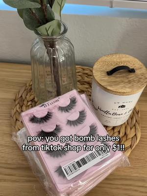 Can’t beat $1!!! #lashes #tiktokshop 