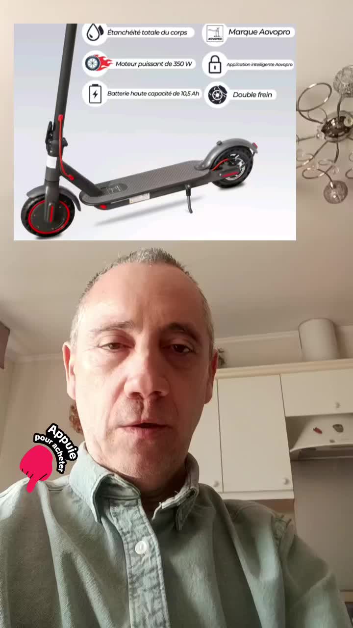trottinette électrique jusqu'à  35 kms pliable #tiktokshop  #trotinette 