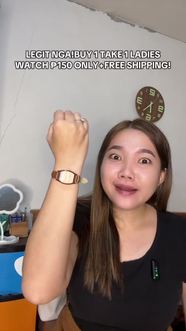 Buy 1 take 1 ladies watch ₱150 lang! Omg legit nga ang ganda ng relo tapos mura lang! #watch #watchforwomen #leatherwatch #leather #buy1take1watch #leather #ladieswatch #fashion #accessories #fypシ゚ #foryourpage 