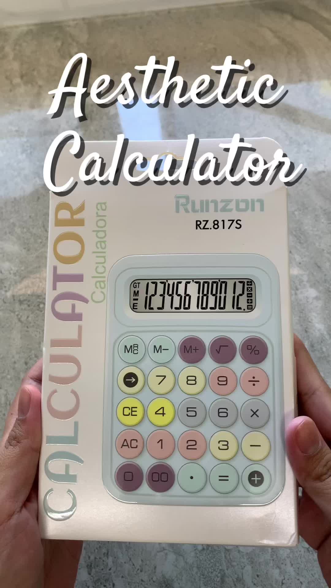 Candy color calculator cute dooh. Tak sabar nak show off kat office 🤭 #fyp #trending #aesthetic #aestheticcalculator #candycolorcalculator #calculator #cutecalculator 