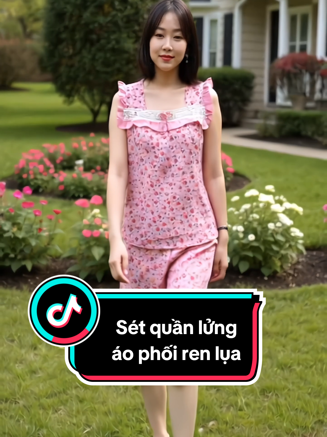 Sét đồ bộ. Quẩn lửng kết hợp áo phối ren lụa. Chất vải mềm mát #linhlinhshop17 #bodo #bodoxinh #setdo #setdoxinh #bomacnha 