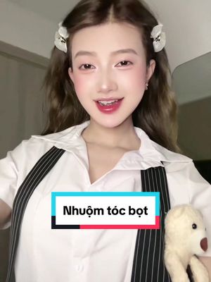 Tóc xinh tại nhà @chenglovehair 🤭 #chenglovehair #daugoinhuombot #nhuomtainha #kanhdau #xuhuong 