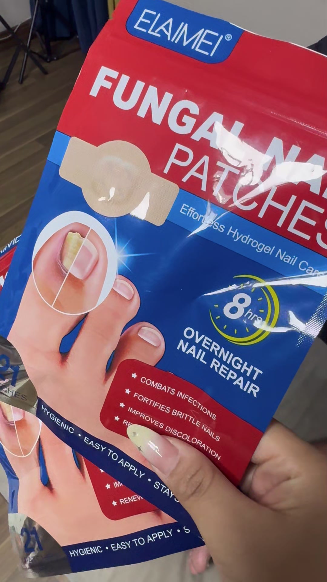 "Fix ugly nails while you sleep — these patches saved me 👇"#NailTok#FixYourNails#FungalNailSolution#AmazonMustHaves#TikTokMadeMeBuyIt#SkincareButForNails#NailTransformation#BeforeAfter#SelfCareTools#HealthyNailsJourney#OvernightFix#byeuglynails 