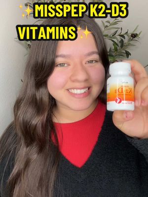 Get yourself this vitamins from Misspep and start taking care of your body😊🫶🏼 #misspep #misspepvitamink2d3 #k2vitamin #d3vitamin #tiktokshop 