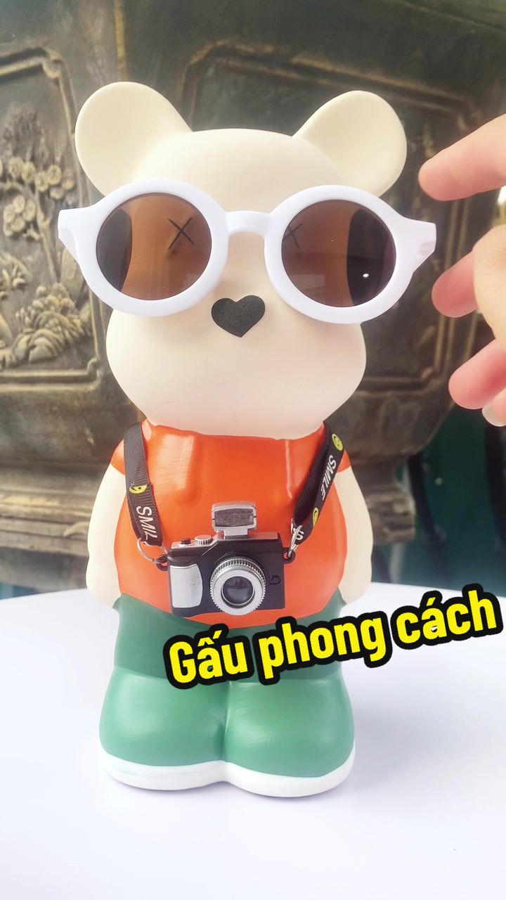#decorphongthuy #trangtrinhacua #gomsudecor #gaubearbrick #decordep 