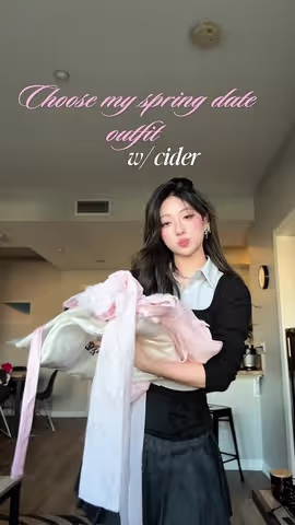 spring date fits w/ @Cider 🩷🌸 #shopcider #cider #clothinghaul #softgirl 