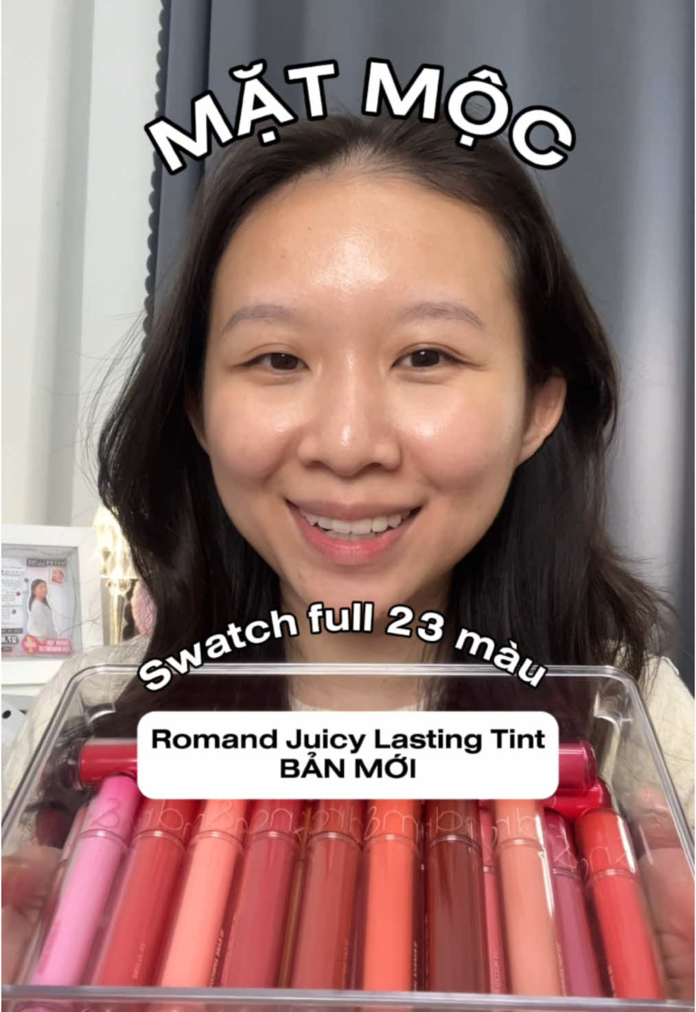 7 PHÚT MUKBANG SWATCH FULL 23 MÀU ROMAND THE JUICY LASTING TINT BẢN MỚI #chouchinchan #miniluoism #romand #romandjuicylastingtint 