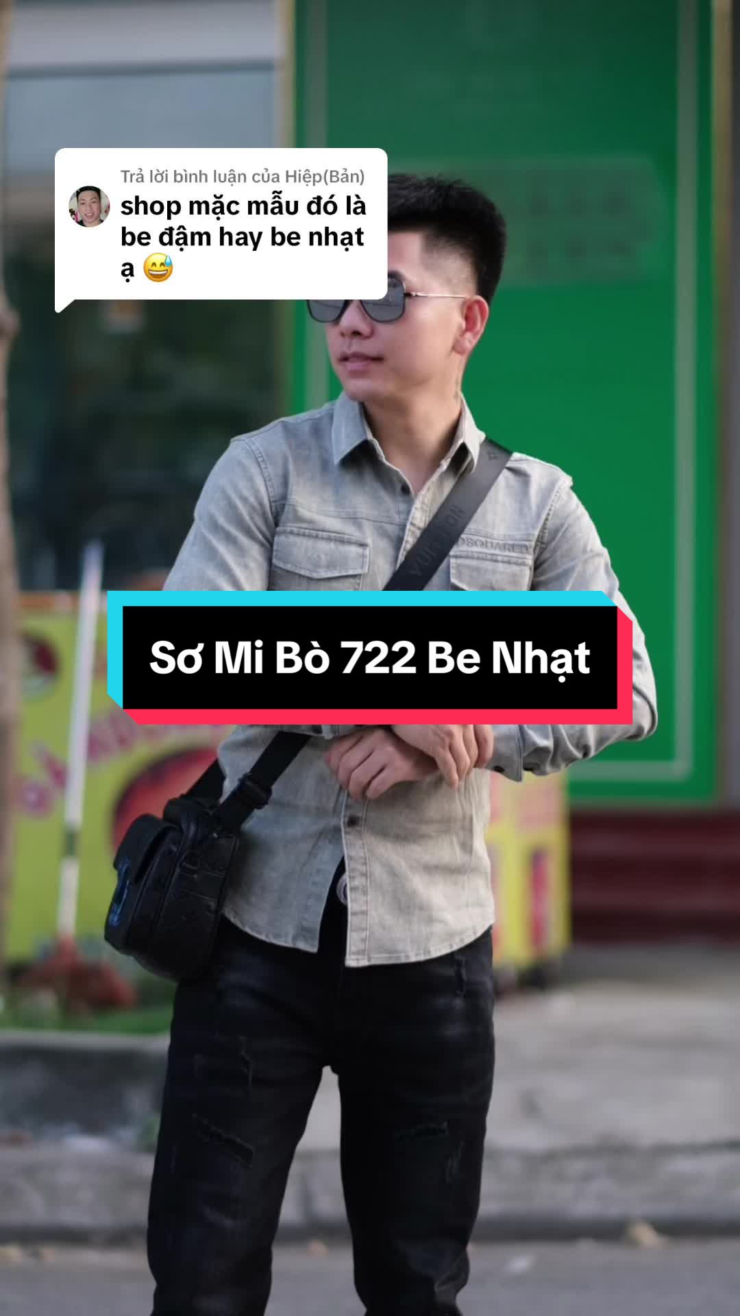 Trả lời @Hiệp(Bản) Đủ lớn rồi bạn sẽ chỉ muốn sự bình yên như phong thái này, chẳng còn thích thú sự ồn ào náo nhiệt nữa…#hunganhshop #thoitrangnam 
