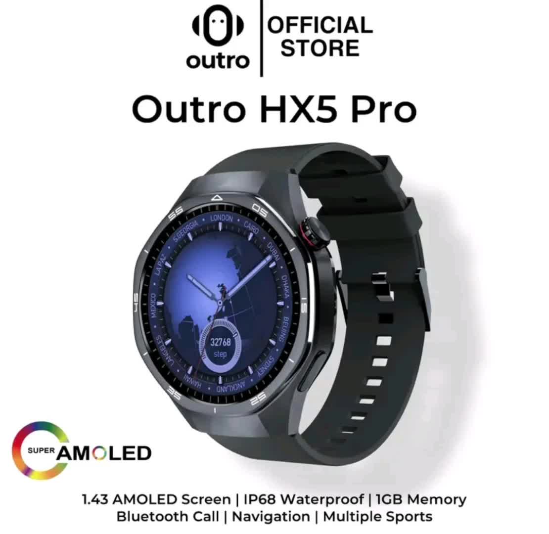 Outro HX5 Pro Smartwatch Bluet #jam 