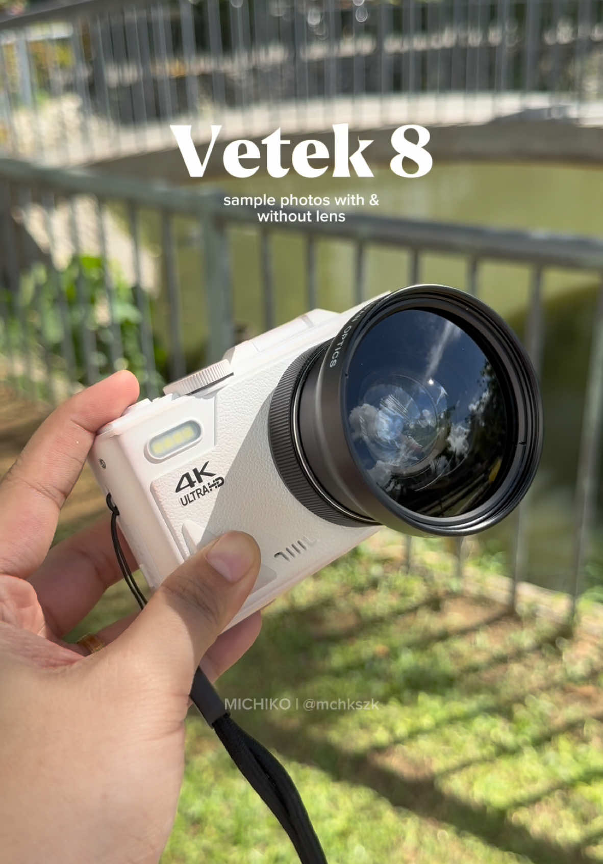 Vetek 8 sample photos using the lens & without lens (comparison) 📸✨ #tiktokfindsbymichiko #digicam #digitalcamera #vetek8 #vetekcamera 