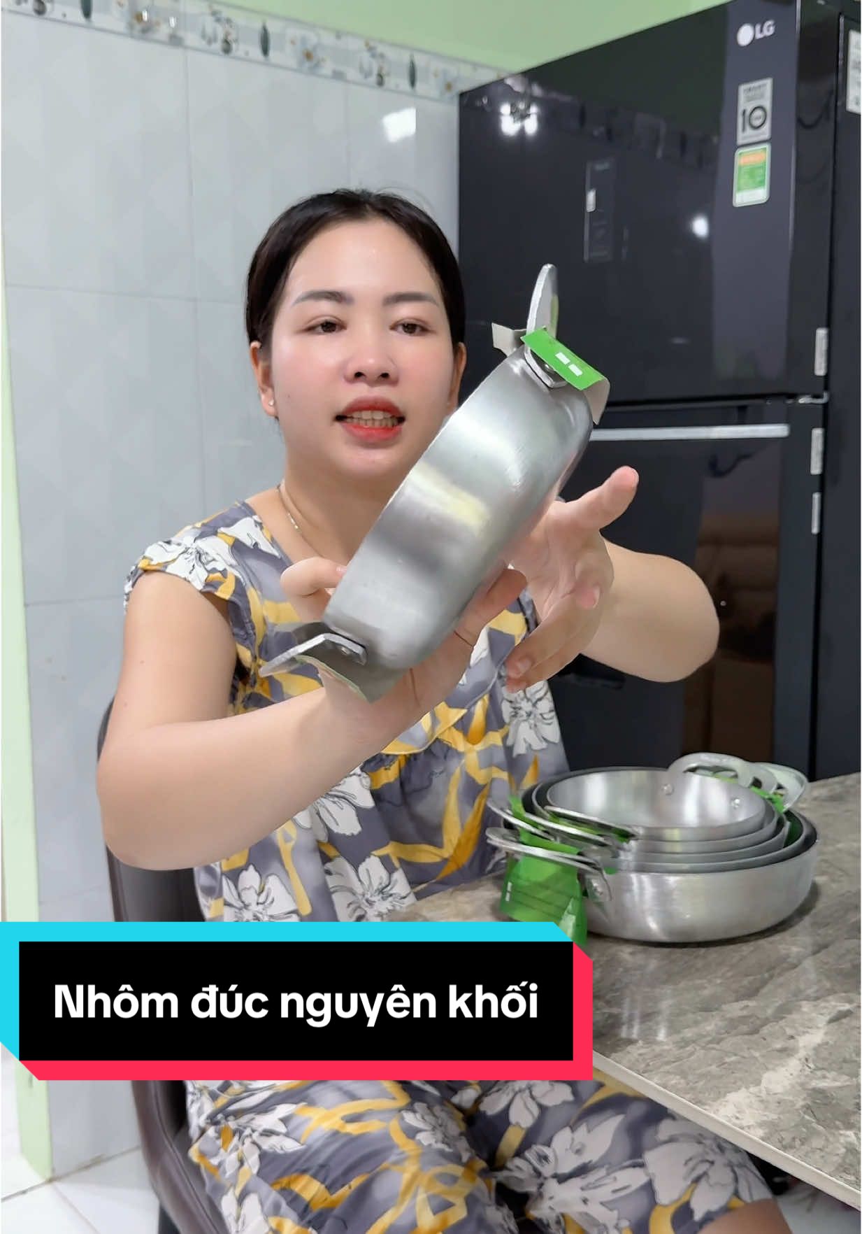 Combo chảo nhôm đúc nguyên khối #xuanchaumebeo #xuhuong #fyb #chaonhom #dogiadung 