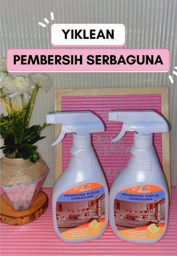 Semua bisa jadi Bersih kembali seperti Baru lagi cuma pake YIKLEAN Pembersih Serbaguna😍✨ Yuk Cobain juga dan Buktikan sendiri! @YIKLEAN7  #yiklean #pembersihdapur #pembersihdapurserbaguna #pembersihwajan #pembersihkompor #pembersihkeramik #fypage #pembersihserangga 