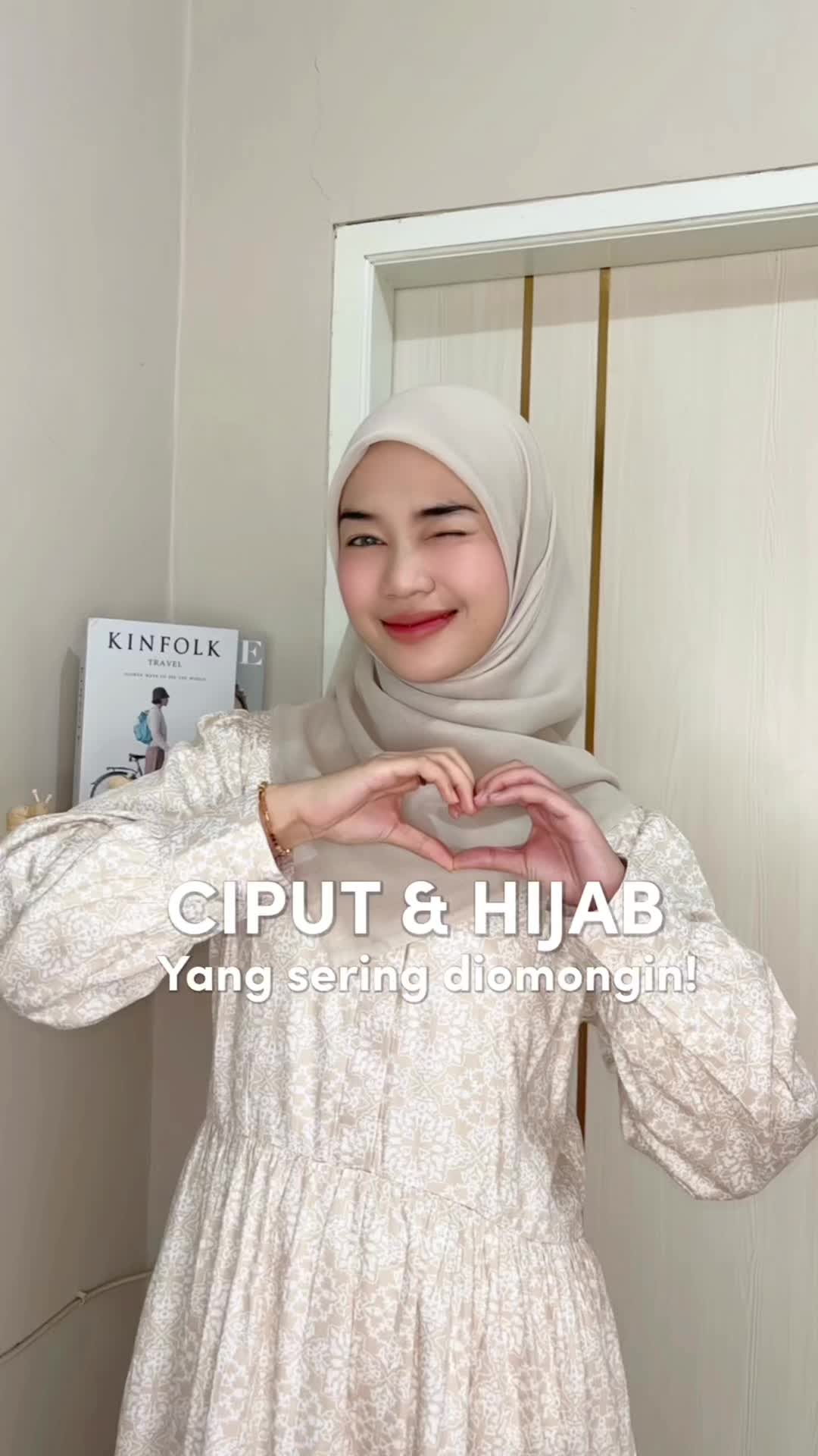 Hijab dan ciputnya @Jendela.fashion emang senyaman ituu kalo dipakee #hijab #parisjadul #ciput #ciputtali 