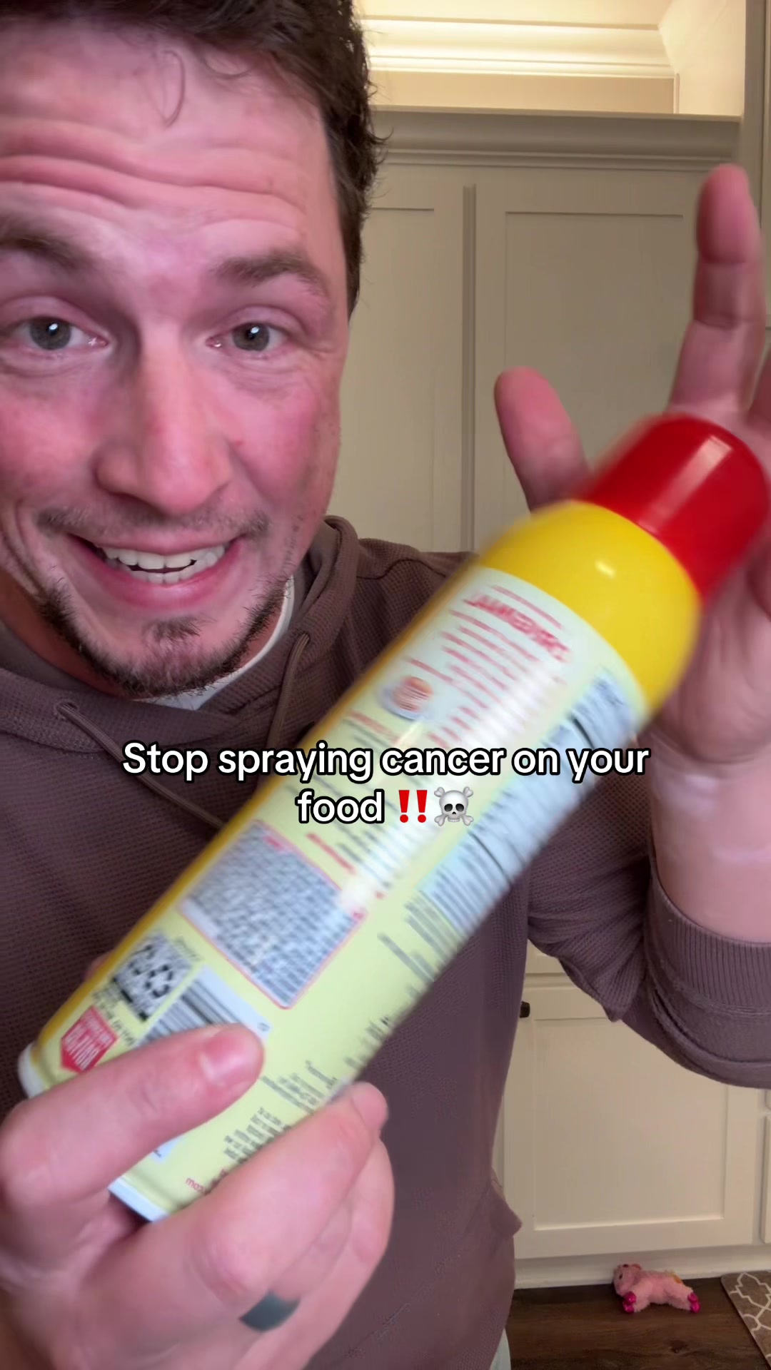 Healthier eating by not poisoning your food with toxic aerosols #healthylifestyle #healthyrecipes #oliveoil #kitchenessentials #tiktokshopcreatorpicks 