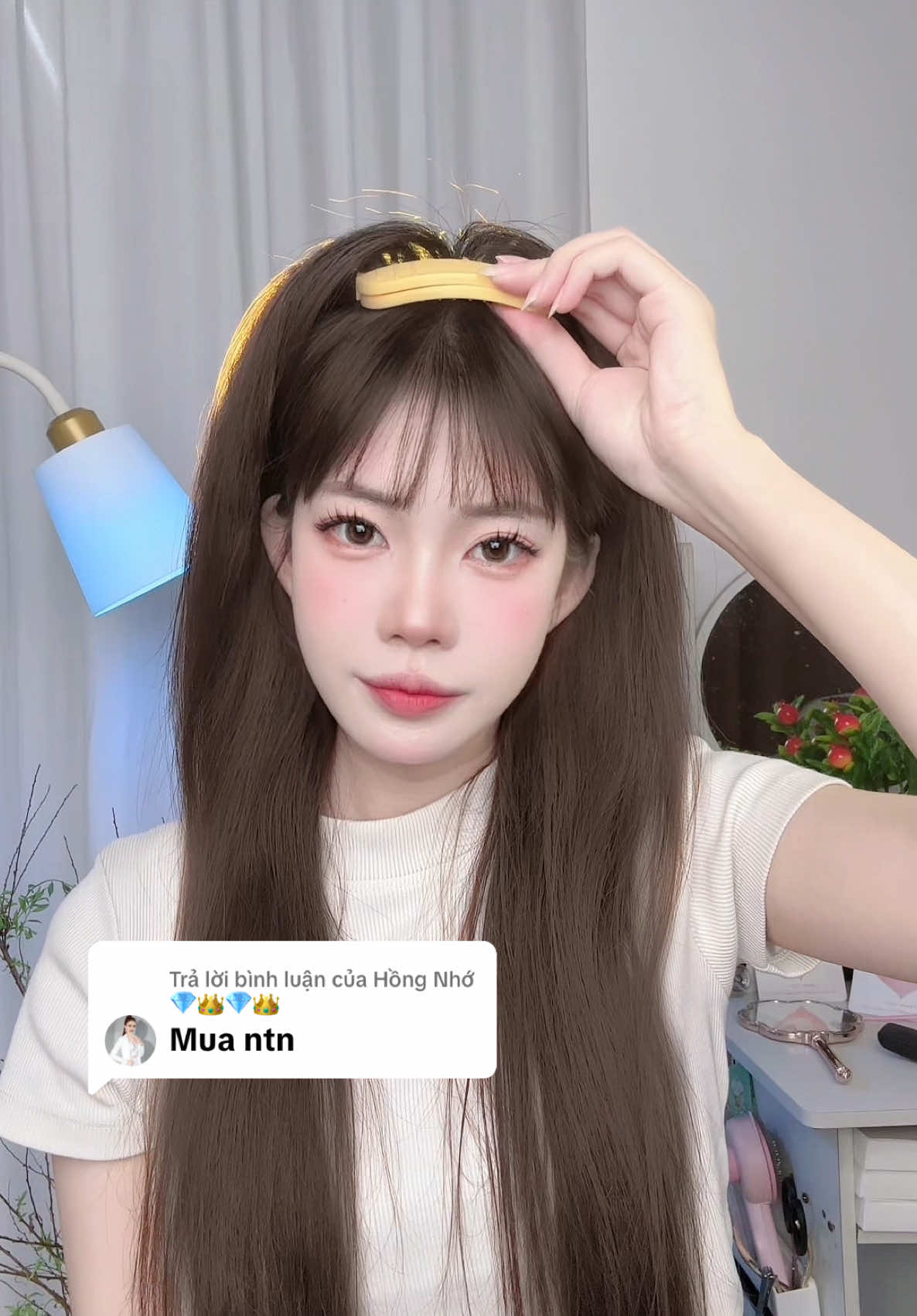 Trả lời @Hồng Nhớ 💎👑💎👑 giỏ hàng bên trên nha... giữ nếp làm phồng tóc nhé #quynhhdao1103 