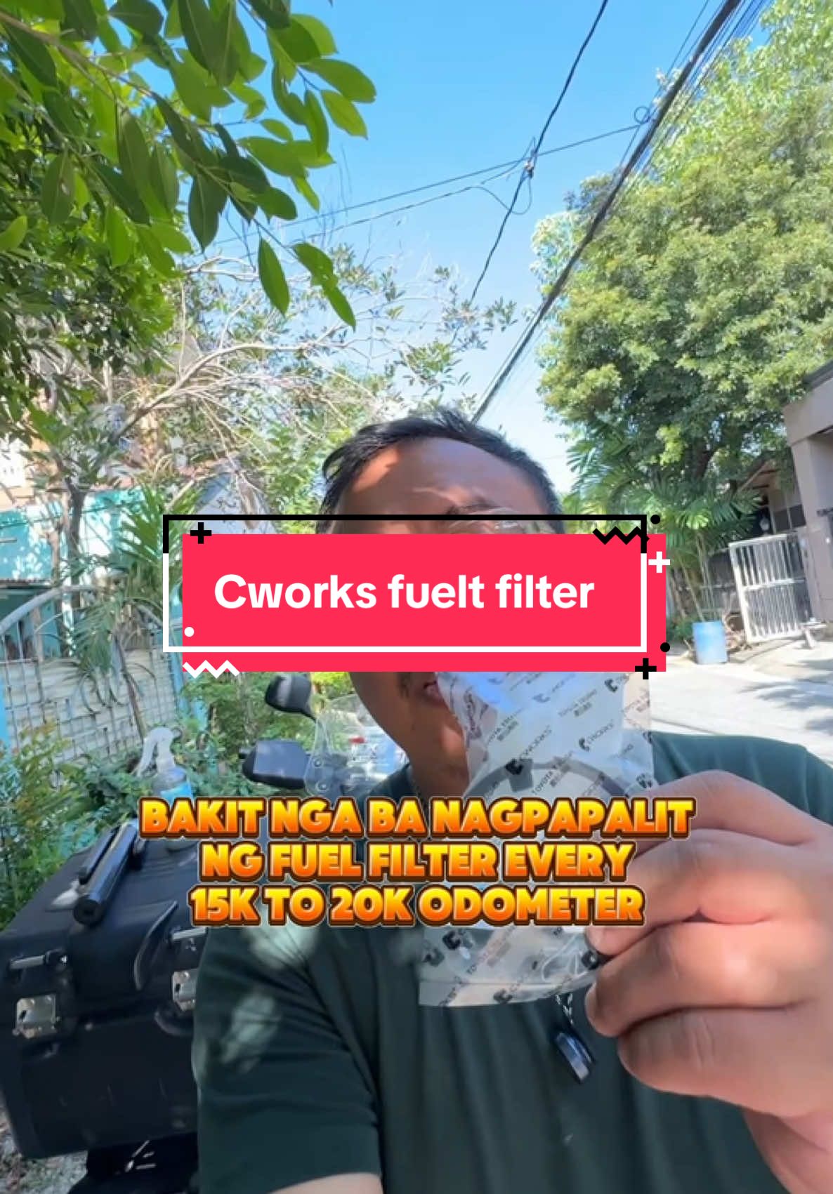 Fuelt filter change. Mahirap na baka mamuo yung mga residue ng gas tapos yung sinusunog ng makina mo madumi na. 
