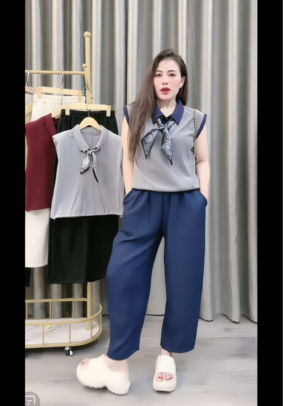 Sét xinhhh quá #hongnhunguytin #tiktokshop #ao #quan #xuhuong #setbonuthoitrang 